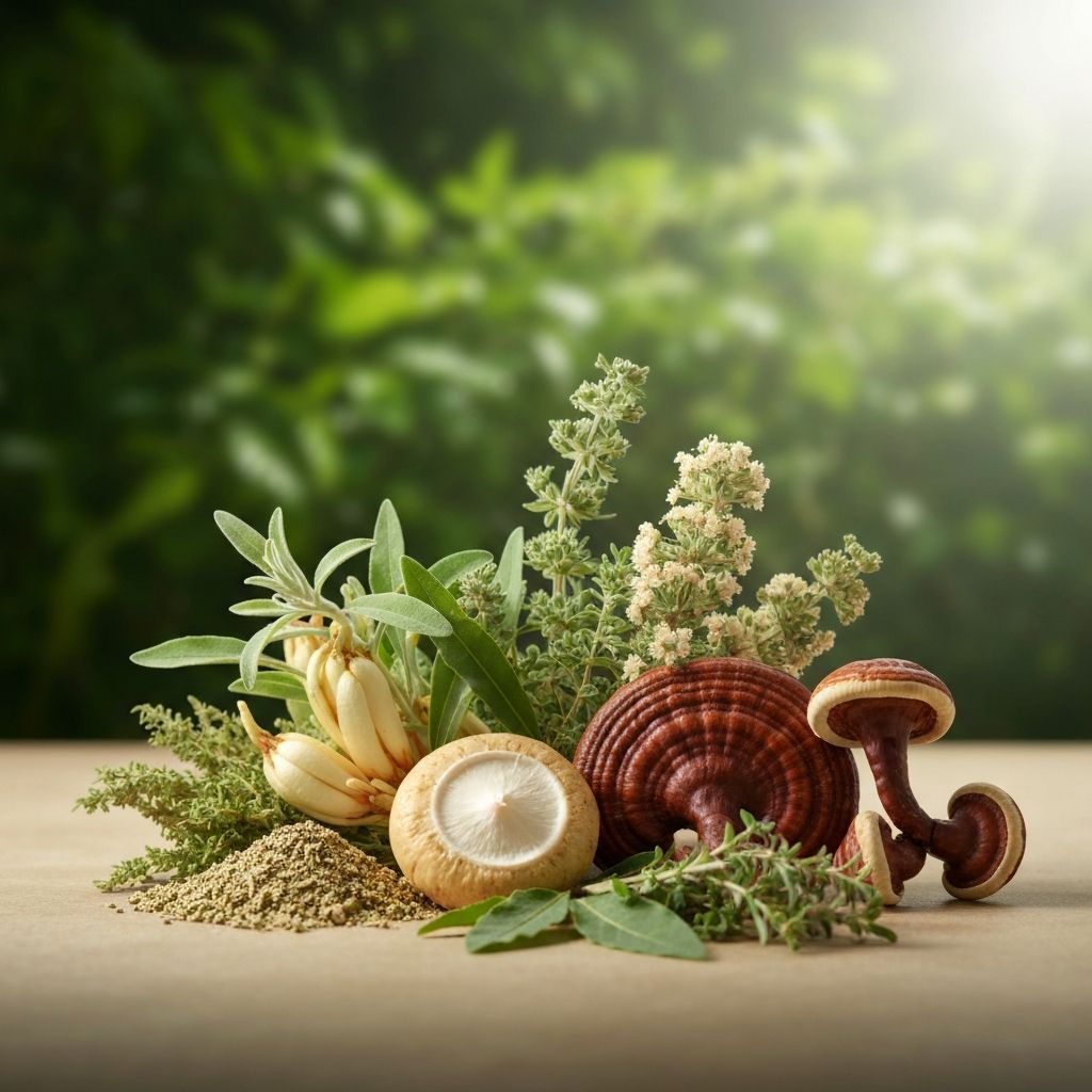 Adaptogenic herbs for stress management